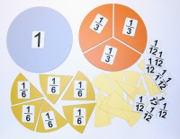 Набор магнитных карточек "Доли и дроби - 3" - fgospostavki.ru - Рязань