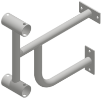 Кронштейн настенный (двухрядный) - fgospostavki.ru - Рязань