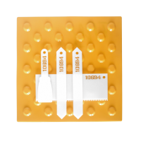 Комплект для нанесения клея: зубчатый шпатель, шпательная лопатка, расшивка (2 штуки) - fgospostavki.ru - Рязань