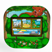 Профессиональный сенсорный настенный логопедический комплекс "Мишка" Logo 2 - fgospostavki.ru - Рязань