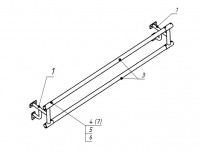 Станок хореографический пристенный (1,5 метра, двухрядный) - fgospostavki.ru - Рязань