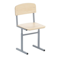 Стул ученический регулируемый на прямоугольной трубе - fgospostavki.ru - Рязань