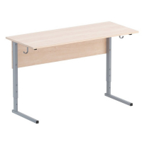 Стол ученический двухместный регулируемый на прямоугольной трубе - fgospostavki.ru - Рязань