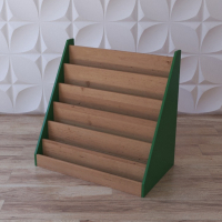 Стеллаж-витрина для книг "Познавательная горка" - fgospostavki.ru - Рязань