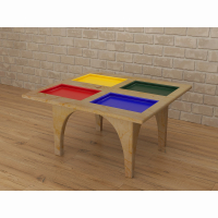 Игровой стол для занятий сенсорной интеграцией 4 цвета - fgospostavki.ru - Рязань