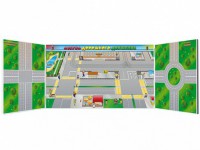 Доска магнитно-маркерная комбинированная, панорамная, трехэлементная "Азбука дорожного движения" - fgospostavki.ru - Рязань