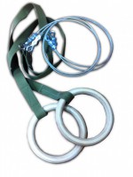 Кольца гимнастические с тросом (2 метра) - fgospostavki.ru - Рязань