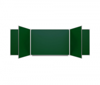 Меловая доска аудиторная пятиэлементная магнитная зеленая эмалированная (3000*1000) - fgospostavki.ru - Рязань