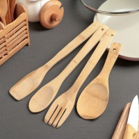 Набор кухонных принадлежностей (дерево) - fgospostavki.ru - Рязань