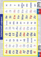 Таблица "Латинский алфавит" (винил) - fgospostavki.ru - Рязань