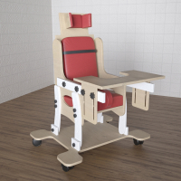 Стул для ребенка с ОВЗ «Новые горизонты» №2 со столешницей красный - fgospostavki.ru - Рязань