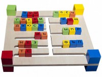 Фронтальное наглядное игровое пособие "Двухсторонний русский алфавит" - fgospostavki.ru - Рязань