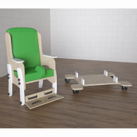 Стул для ребенка с ОВЗ стационарный с мобильной платформой «Адаптация» №4 - fgospostavki.ru - Рязань