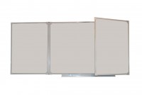 Доска магнитно-маркерная настенная трехэлементная белая полимерная (3000*1000) - fgospostavki.ru - Рязань