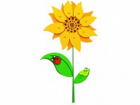 Сенсомоторное декоративно-развивающее панно "Подсолнух" - fgospostavki.ru - Рязань