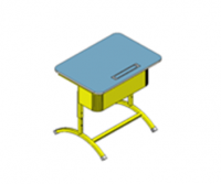 Стол ученический "Асташка -1" одноместный регулируемый - fgospostavki.ru - Рязань