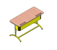 Стол ученический "Асташка -2" двухместный регулируемый - fgospostavki.ru - Рязань