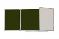 Доска аудиторная трехэлементная магнитная комбинированная эмалированная (3000*1000) - fgospostavki.ru - Рязань