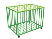 Контейнер для мячей на колесиках (разборный с крышкой) - fgospostavki.ru - Рязань