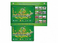 Электрифицированный стенд-тренажер "План-схема района расположения образовательного учреждения" - fgospostavki.ru - Рязань