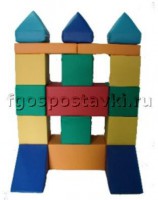 Мягкий модуль-конструктор "Башня" (17 элементов) - fgospostavki.ru - Рязань