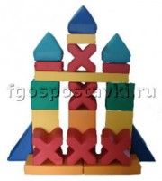 Мягкий модуль-конструктор "Башня" (21 элемент) - fgospostavki.ru - Рязань