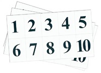 Набор цифр от 1 до 10 (для начальной школы) - fgospostavki.ru - Рязань