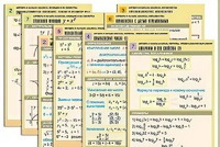 Комплект таблиц по всему курсу "Алгебра и начала анализа" (50 таблиц, А1, полноцветные, ламинированные) - fgospostavki.ru - Рязань