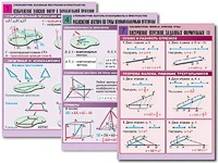 Комплект таблиц по всему курсу геометрии (100 таблиц, А1, полноцветные, ламинированные) - fgospostavki.ru - Рязань