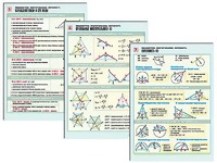 Комплект таблиц по геометрии "Планиметрия. Многоугольники. Окружность" раздаточные (цветные, ламинированные, А4, 8 штук) - fgospostavki.ru - Рязань