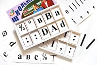 Набор цифр, букв, знаков с магнитным креплением (ламинированный) - fgospostavki.ru - Рязань