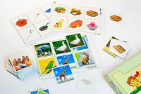 Лото "Иностранный язык" (3 игры, 6 планшетов, 36 карточек, цветные, ламинированные) - fgospostavki.ru - Рязань