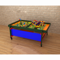 STEAM Многофункциональный стол Весёлые пчёлки оранжевый - fgospostavki.ru - Рязань