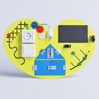 Бизиборд «Большое жёлтое сердце» - fgospostavki.ru - Рязань