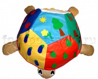 Дидактический чехол к черепахе «Весёлый огород» Д=100 см - fgospostavki.ru - Рязань