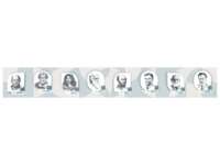 Стенд-лента "Выдающиеся ученые-биологи" - fgospostavki.ru - Рязань