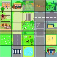 Тематическое поле-маршрутизатор «Ферма» для мини-робота Bee-Bot/Blue-Bot - fgospostavki.ru - Рязань