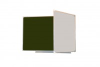 Доска аудиторная двухэлементная магнитная комбинированная эмалированная (2250*1000) - fgospostavki.ru - Рязань