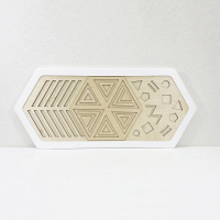 Декоративная тактильная панель - «Рельефные многоугольные формы» - fgospostavki.ru - Рязань