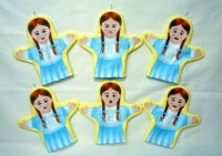 Набор рукавичек "Эмоции (девочки)" 6 штук - fgospostavki.ru - Рязань