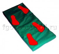 Дорожка массажная в чехле с нашитыми следами (4 следа) - fgospostavki.ru - Рязань