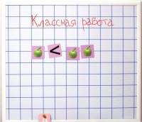 Магнитно-маркерная доска "Клетка" (86 см х 75 см) - fgospostavki.ru - Рязань