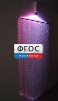 Фибероптическая занавесь (150 волокон) с интерактивным источником света - fgospostavki.ru - Рязань