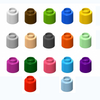  Элемент конструктора одиночный одноцветный Color Blocks 100 штук - fgospostavki.ru - Рязань