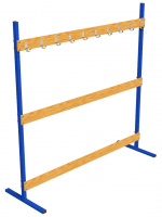 Стеллаж для лыж на 10 пар лыж - fgospostavki.ru - Рязань