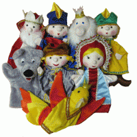 Набор перчаточных кукол "Иван-царевич и серый волк" - fgospostavki.ru - Рязань