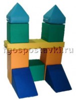 Мягкий модуль-конструктор "Городок" (10 элементов) - fgospostavki.ru - Рязань