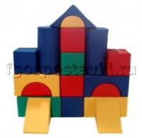 Мягкий модуль-конструктор "Городок" (18 элементов) - fgospostavki.ru - Рязань