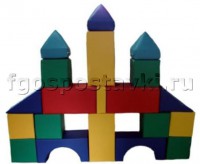 Мягкий модуль-конструктор "Городок" (20 элементов) - fgospostavki.ru - Рязань