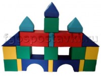 Мягкий модуль-конструктор "Городок" (21 элемент) - fgospostavki.ru - Рязань